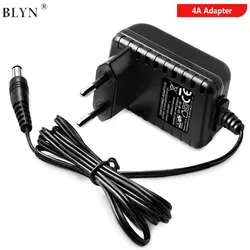 DC5V/12V/24V LED adaptörü 4A güç kaynağı ab/abd/AU/İngiltere tak LED şerit IP kamera için 5.5mm x 2.1mm bağlayıcı aydınlatma trafo