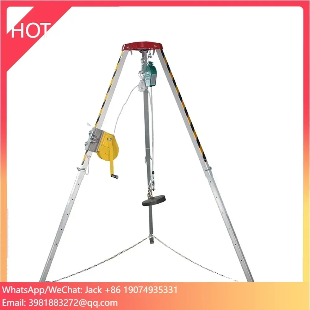 High Quality Fire Lift Safety Rescue Tripod for Lifesaving with fall arrester