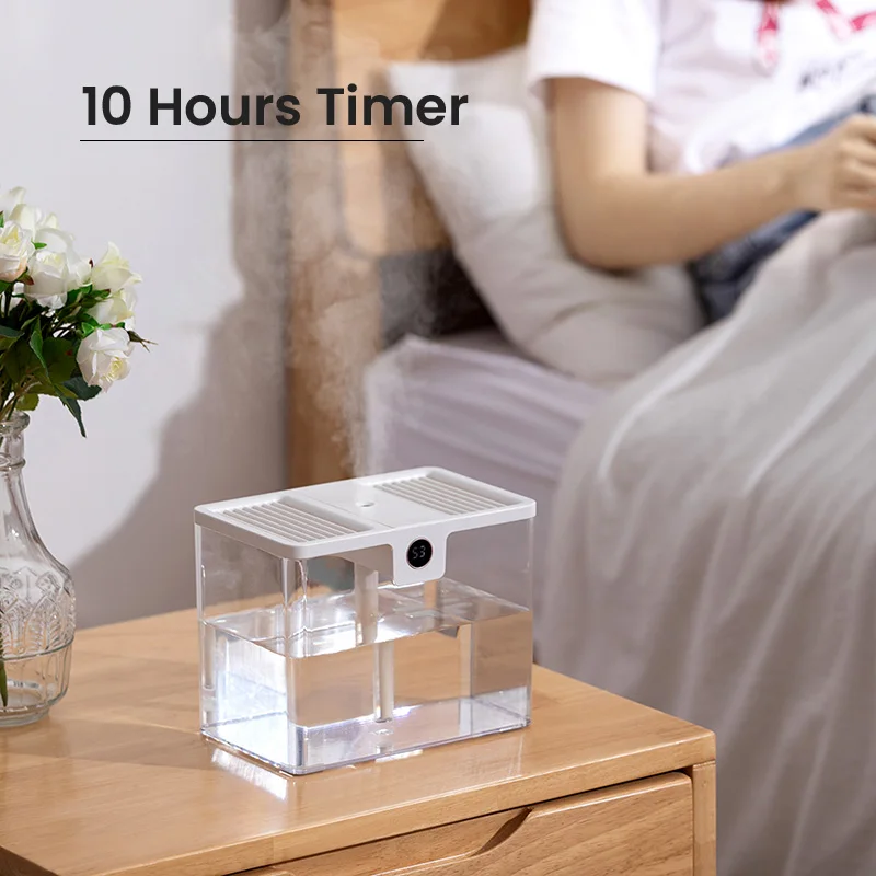 Увлажнитель воздуха ультразвуковой с USB-зарядкой и 2 режимами распыления