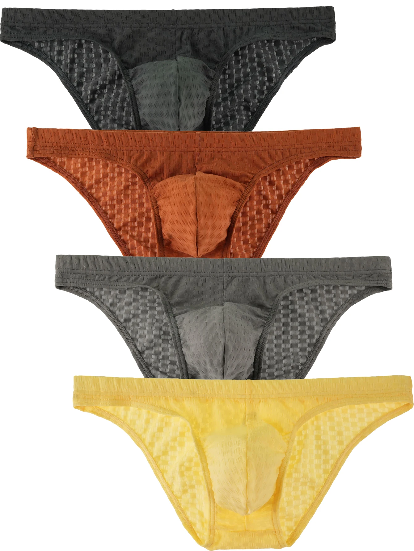 

Мужские трусы-брифы, 4 шт., сексуальные, сетчатые, дышащие, модные, мужские трусы-бикини, шорты, мужское нижнее белье K96