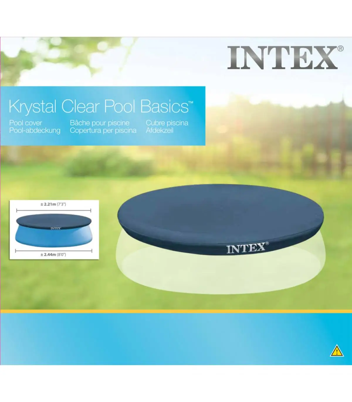 Swimming pool covers Intex round pool cover 244 cm 28020