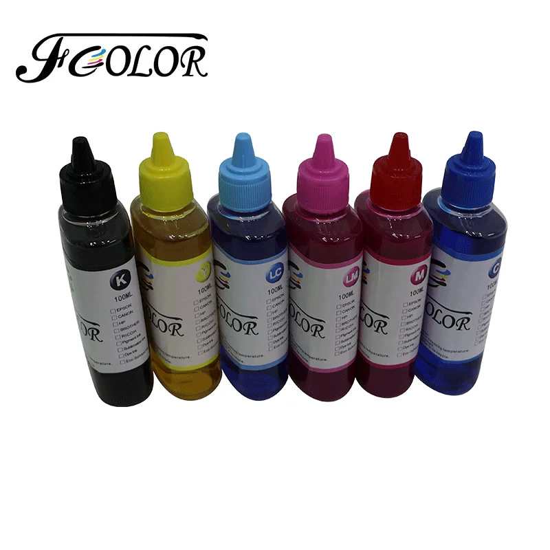 

FCOLOR 100 мл * 6 запасных чернил для принтера Canon PG 540 CL 541 PIXMA MG3250 MG3255 MG3550 MG4100 MG4150 MG4200 MG4250