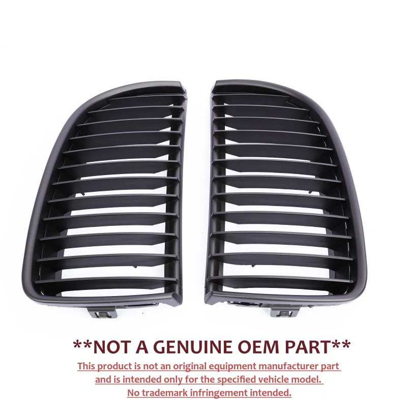 For BMW 3 Series E90 E91 06‑08 Modified Front Bumper Grille Air Intake Grill Exterior Body Accessories