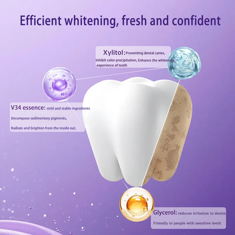1/7/14 Pcs Teeth Whitening Strips Clean Dental Plaque And Stains Teeth Care Stickers Improving Dental Yellowing Oral Care Strip