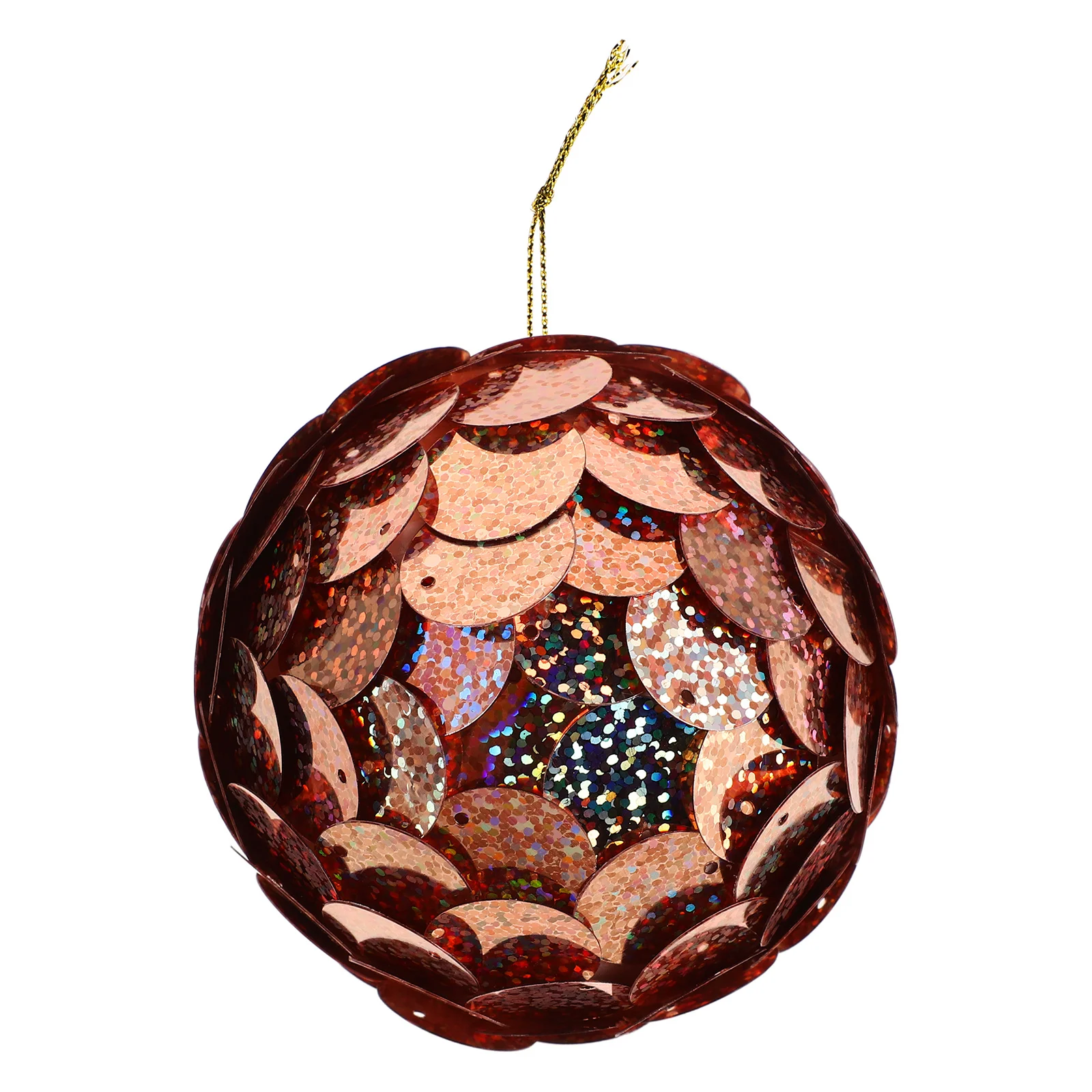 

Glitter Halloween Tree Ornaments Christmas Ball Festive Hanging Orange Bulbs for