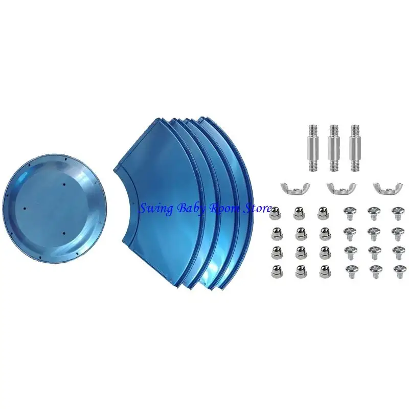 K1AD فناء سخان السخان العاكس درع الألومنيوم العاكس العاكس أعلى درع لبروبان في الهواء الطلق سخان القبة استبدال جزء