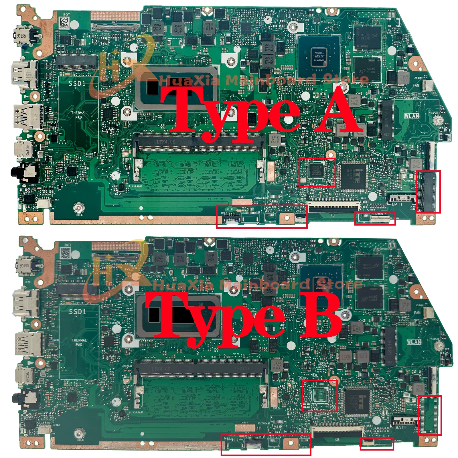 X532FL Mainboard For ASUS X532FLC X531FL S532F K532F V532F S531F K531F V531F X532F X531F Laptop Motherboard i3 i5 i7 8th/10th