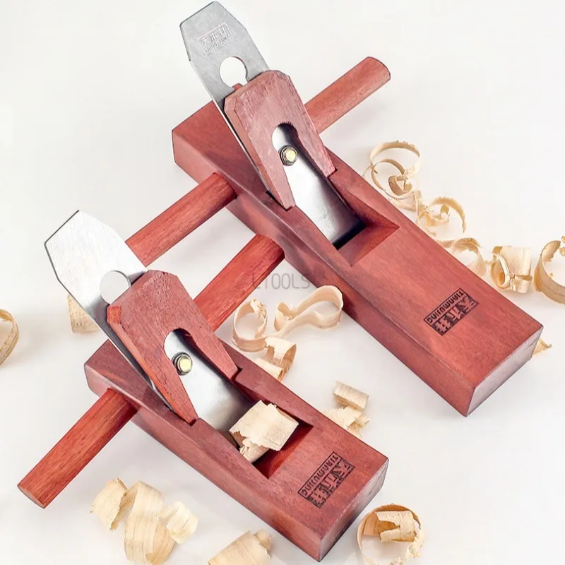 

Redwood Flat Bottomed Planer Woodworking 180-402mm Precision Trimming Planer Sharp Shavings Old Style Carpenter Flat Push Planer