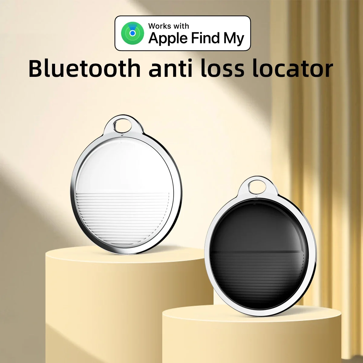 Smart Item Finder Locator GPS Tracker Bluetooth Device Key/Pet/Bag Anti-Lost Tag Reminder Work with Apple Find My APP