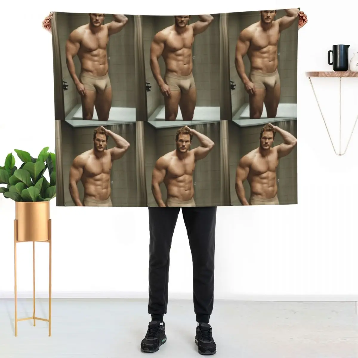 chris pratt Sexy Throw Blanket anime sofa bed Cute Plaid Custom for sofa christmas gifts Blankets