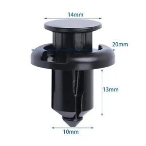 Auto Nylon Nietverschluss, Stoßstangenclip, Halterschraube, Kotflügel, Honda Civic, Accord Pilot, CR-V, ACE, 10-mm-Buraco, 50pcs 8 Hauptverkäufe Honda Civic Pressil - №8