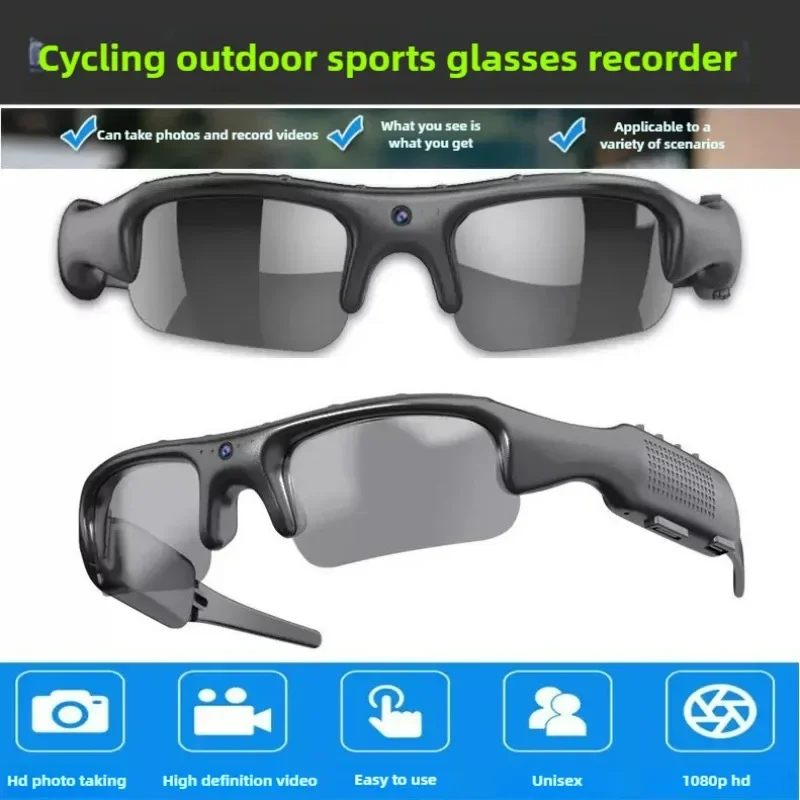 

Cycling Glasses with Smart WiFi Camera Real Time HD Recording Large Battery Outdoor Sports