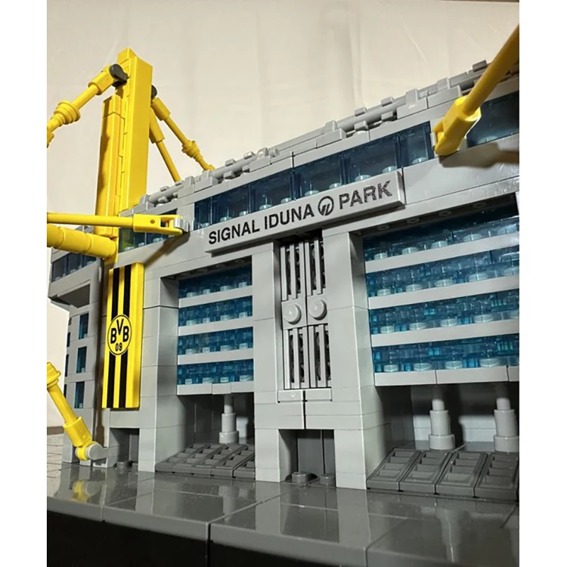 New MOC Building Block Model Westphalia Stadium 1:500 Technology Modular Children's Toy Gift DIY Assembly Set