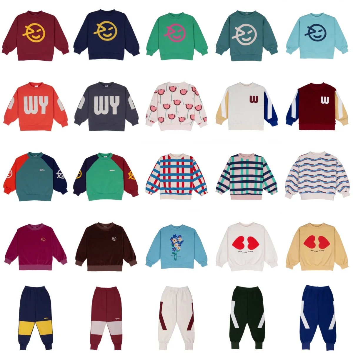 2024aw wynken Mädchen Jungen Baby Sweatshirts Set Kinder pullover Kinder Tops Jungen Hosen Kinder Baby Kleidung kleine Jungen Kleidung