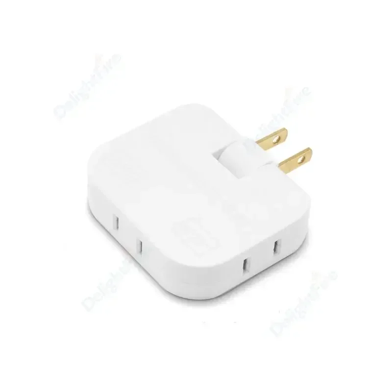 3 في 1 الولايات المتحدة محول القابس 180 درجة تدوير المقبس الأمريكية اليابان كندا تمديد محول طاقة مقبس كهربائي مخرج تيار متردد #3