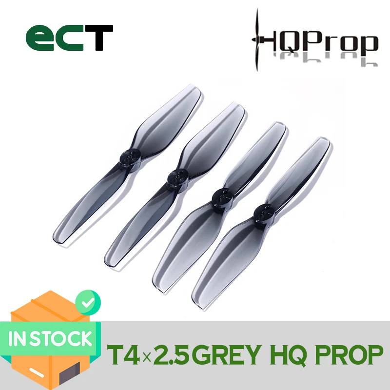 

HQProp T4X2.5Grey （2CW+2CCW)-Poly Carbonate for RC FPV Racing Freestyle Parts set of 4