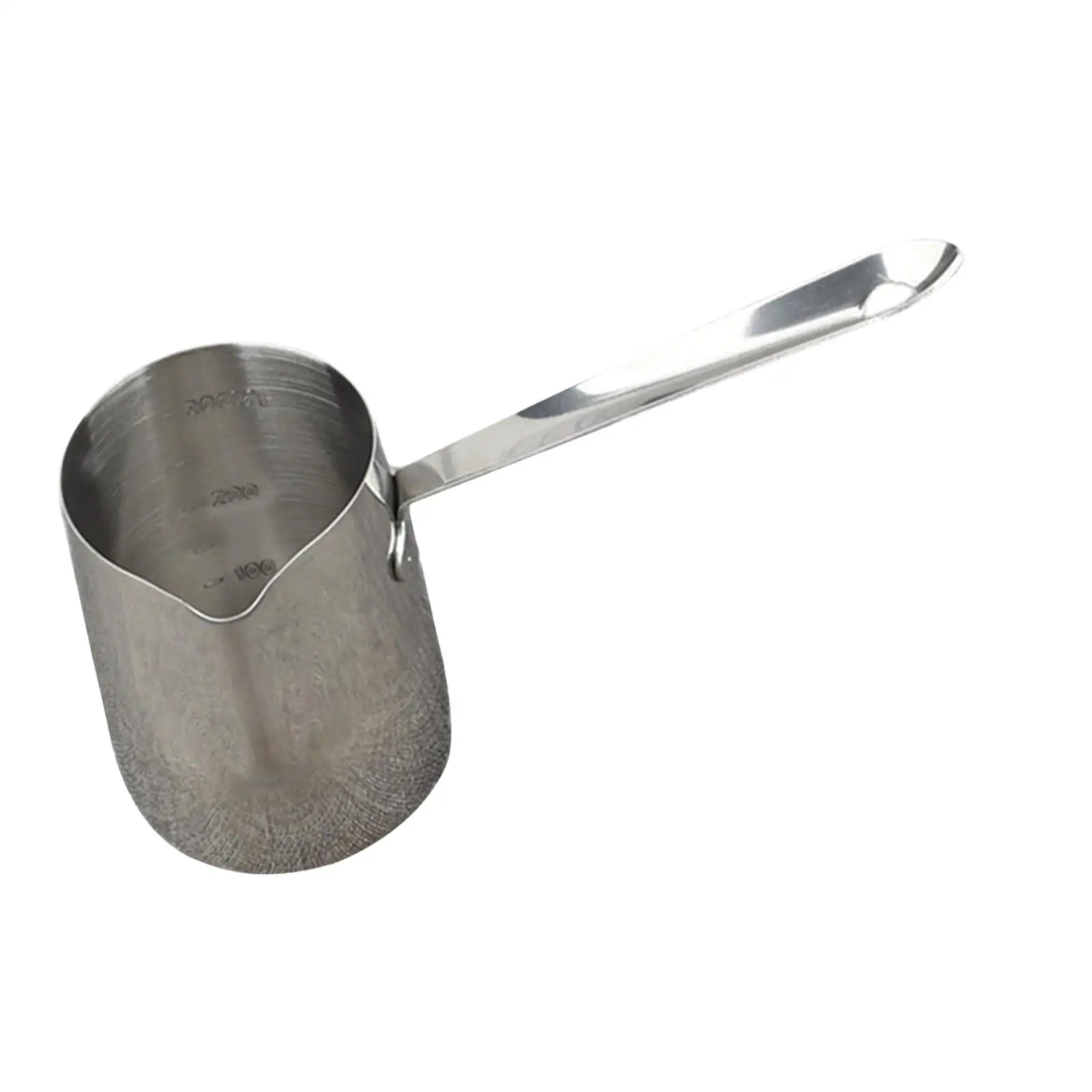 Stainless Steel Turkish Coffee Pot for Home Coffee Shop Versatile Sturdy with Spout Hot Chocolate Maker with Long Handle