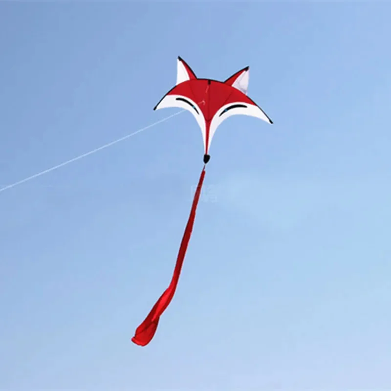 Cometa de zorro volador para niños, cometas de nailon para pájaros, cometas de una sola línea, equipo de parapente de viento, envío gratis