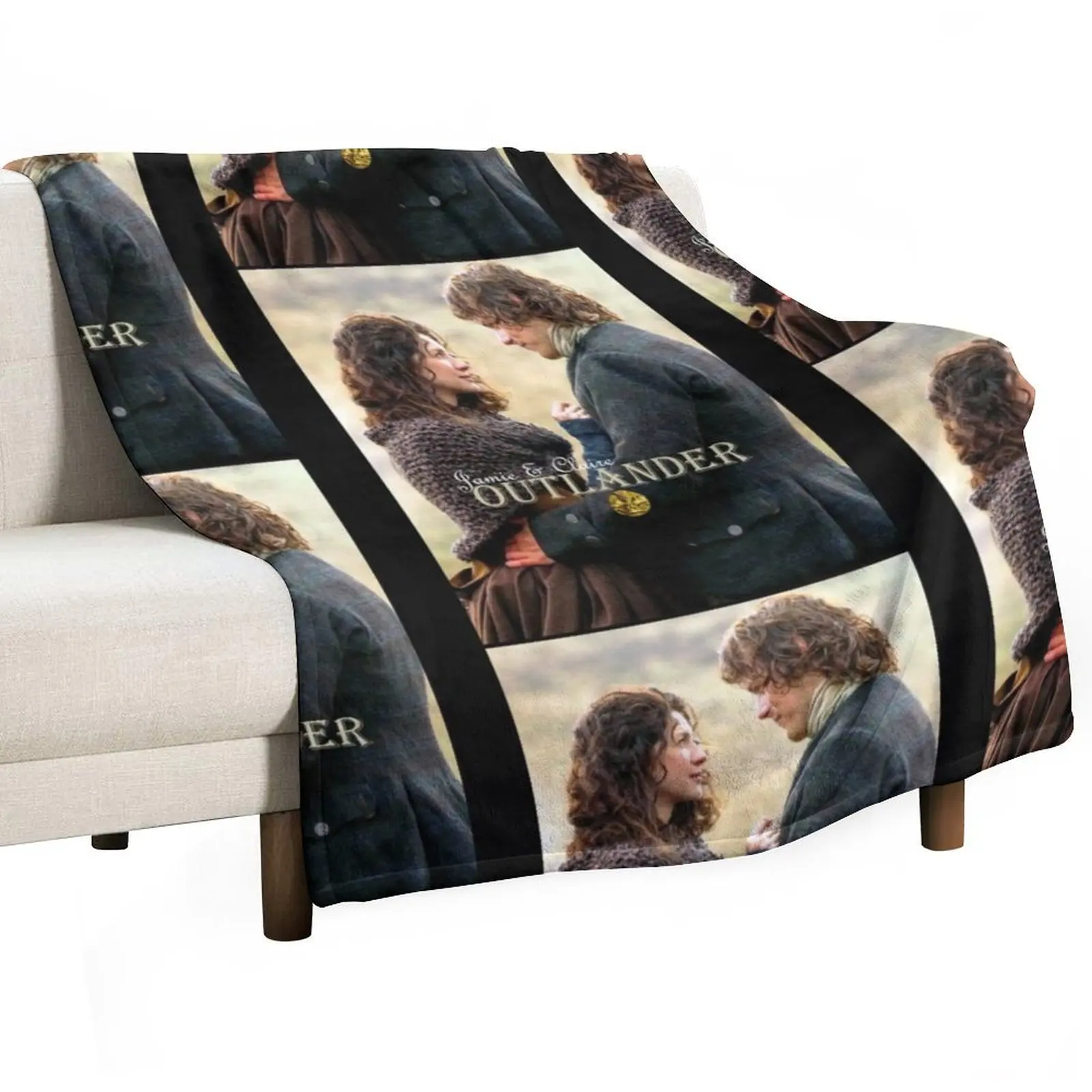 Outlander - Jamie & Claire Fraser - Diana Gabaldon 6 Manta elegante y cálida para sala de estar y dormitorio