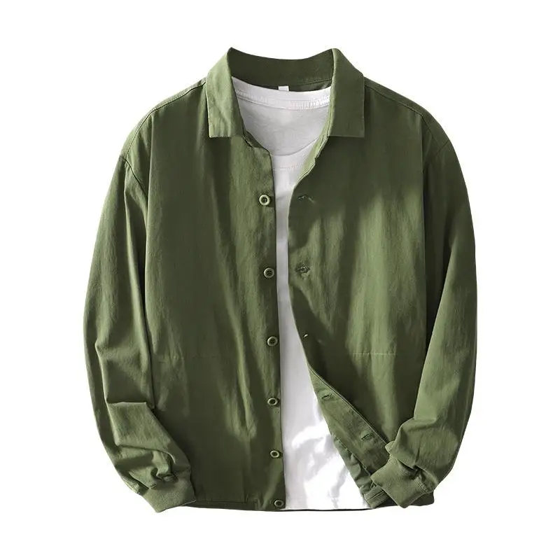 

Long Sve Sved irt Jaet ket Бейсбольная майка свободного кроя Thiened Осенняя одежда на каждый день Чистый цвет M Faion