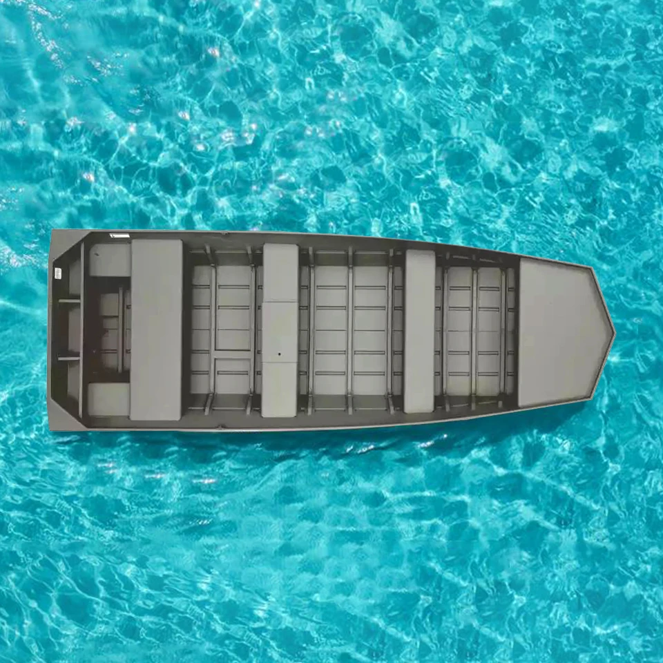 Aluminum alloy inflatable fishing boat speedboat kayak reinforced lower net fishing vessel high-speed boat