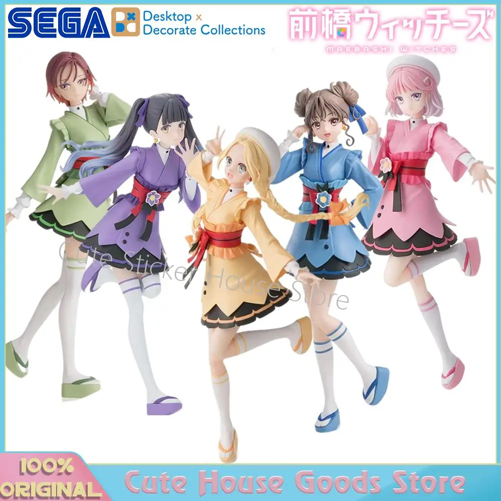 

Original In Stock Sega Desktop X Decorate Collections Maebashi Witches Kamiizumi Mai Niisato Azu Akagi Yuina Kawaii Anime Figure