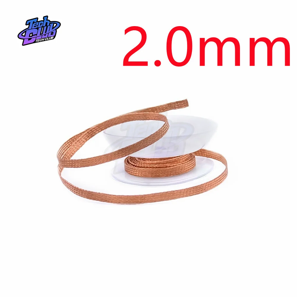 Larghezza 1.5mm 2mm 2.5mm 3mm 3.5 mm4mm dissaldante treccia saldatura rimozione filo stoppino cavo di piombo Flux BGA strumento di riparazione