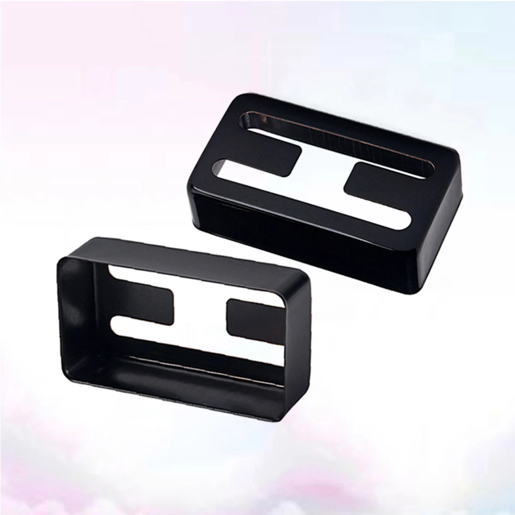

2 Pcs Metal Copper Shell Pickup Cover Guitar Mount Socket Covers Hole Humbucker