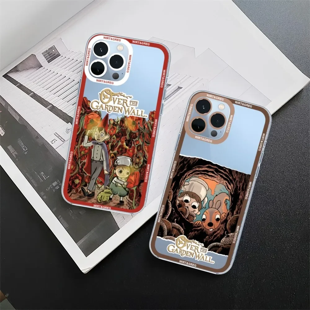 Cartoon Over the G-Gardens Wall Phone Case For iPhone 11 12 Mini 13 14 15 Pro Max Transparent Shell