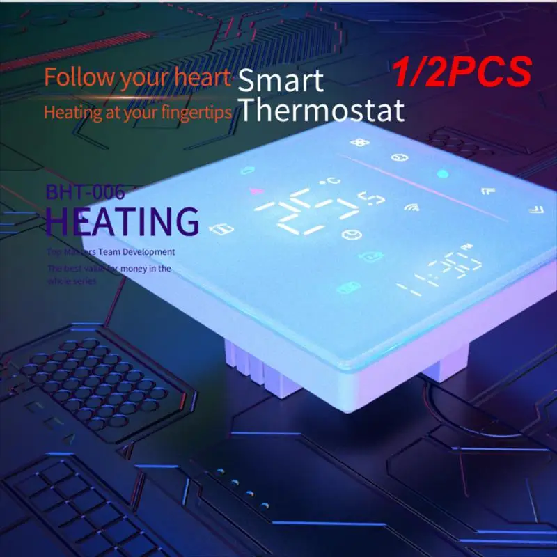 

1/2PCS Home Water Underfloor Heating Convenient Installation Energy-saving Intelligent Control Easy Touch Operation