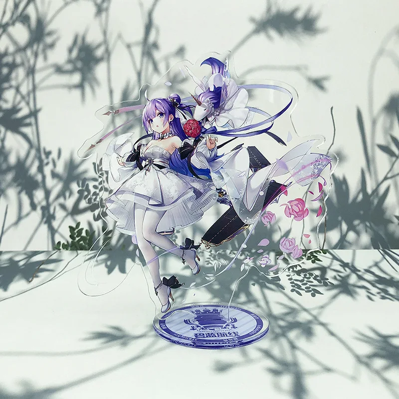 16CM Azur Lane Anime House Decoration Accessories Home Modern Living Show Model Stands Display Room Bedroom