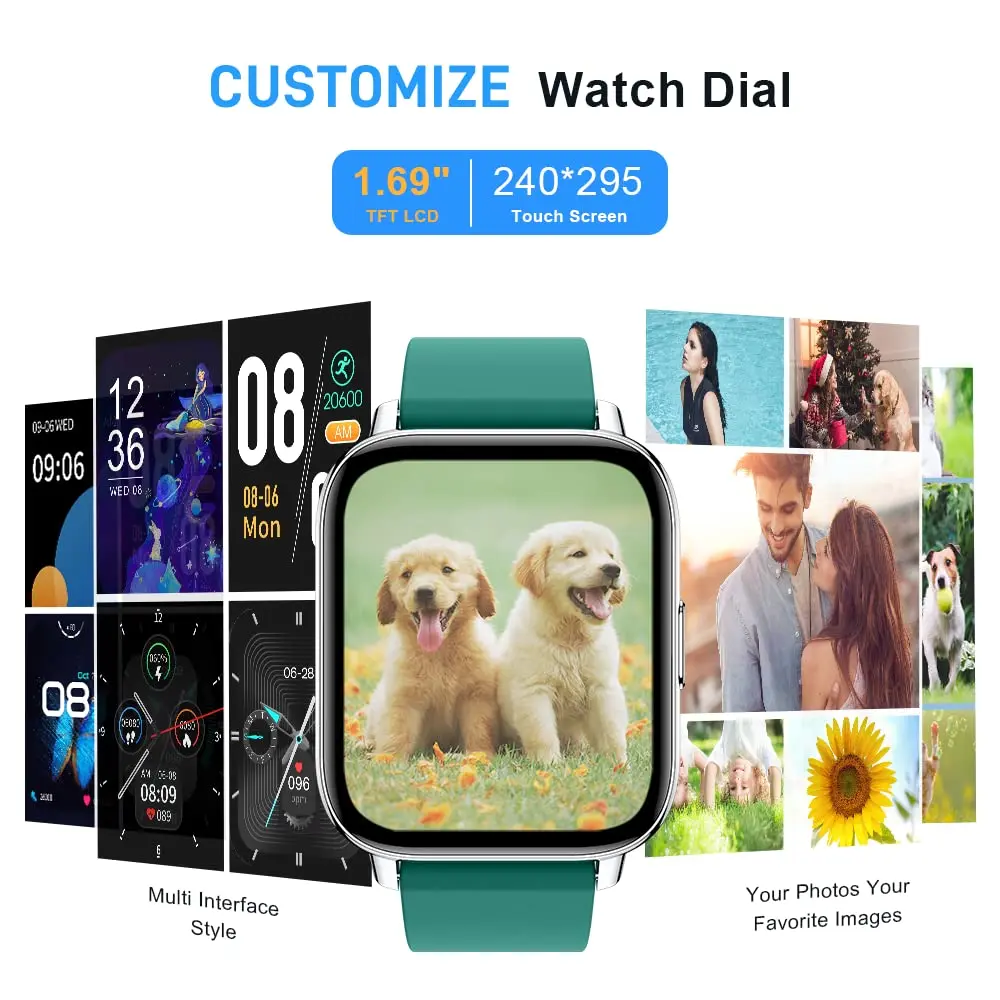 Nerunsa Smart Watch, Fitness Tracker 1.69