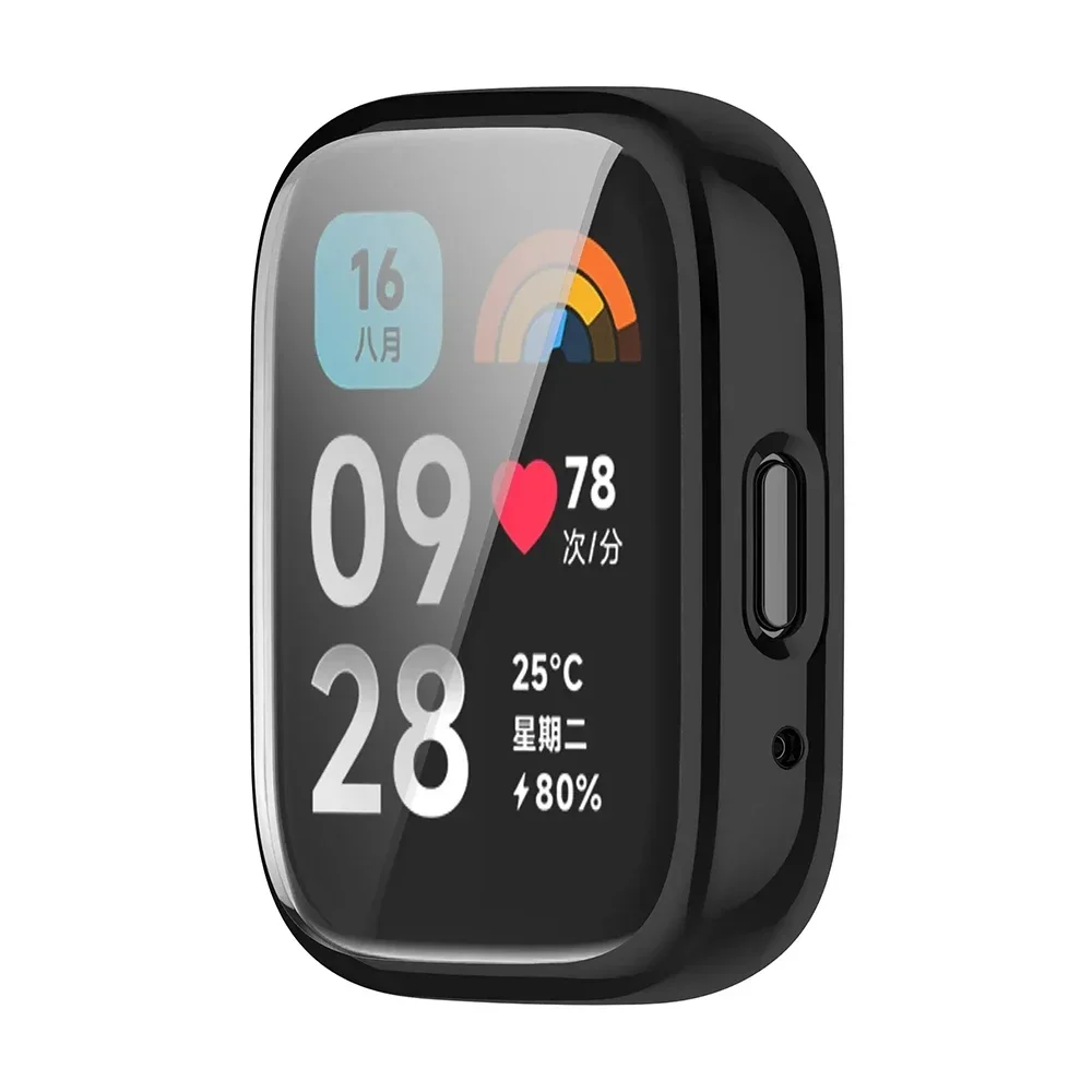 Funda protectora de pantalla de TPU para Xiaomi Redmi Watch 3 Active/Lite, carcasa protectora para reloj inteligente, 4 y 3