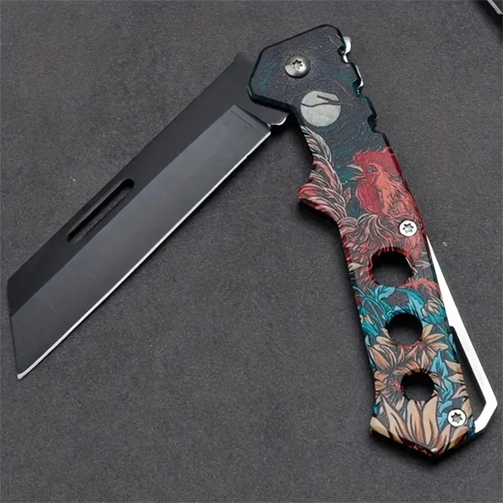 1PC,Folding Knife Stainless Steel Folding Fruit Vegetable Peeling Paring Knife Cooking knife Portable Knife Kitchen knife