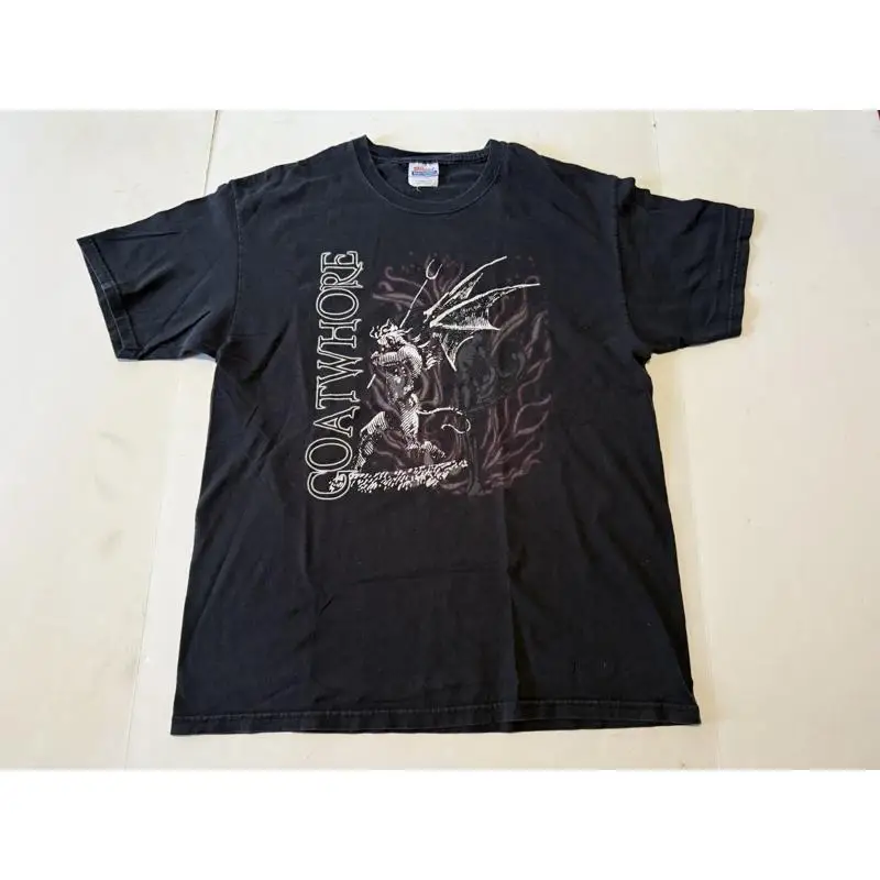 Vtg 2004 Goatwhore T-shirt Mens L Eyehategood Crowbar Y2K 00s Metal Tour