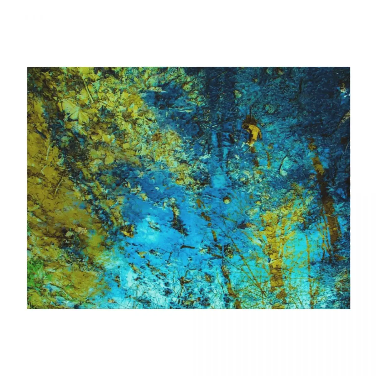 

Planet in Puddles Throw Blanket Blankets For Sofas Cute christmas gifts Flannel Blankets