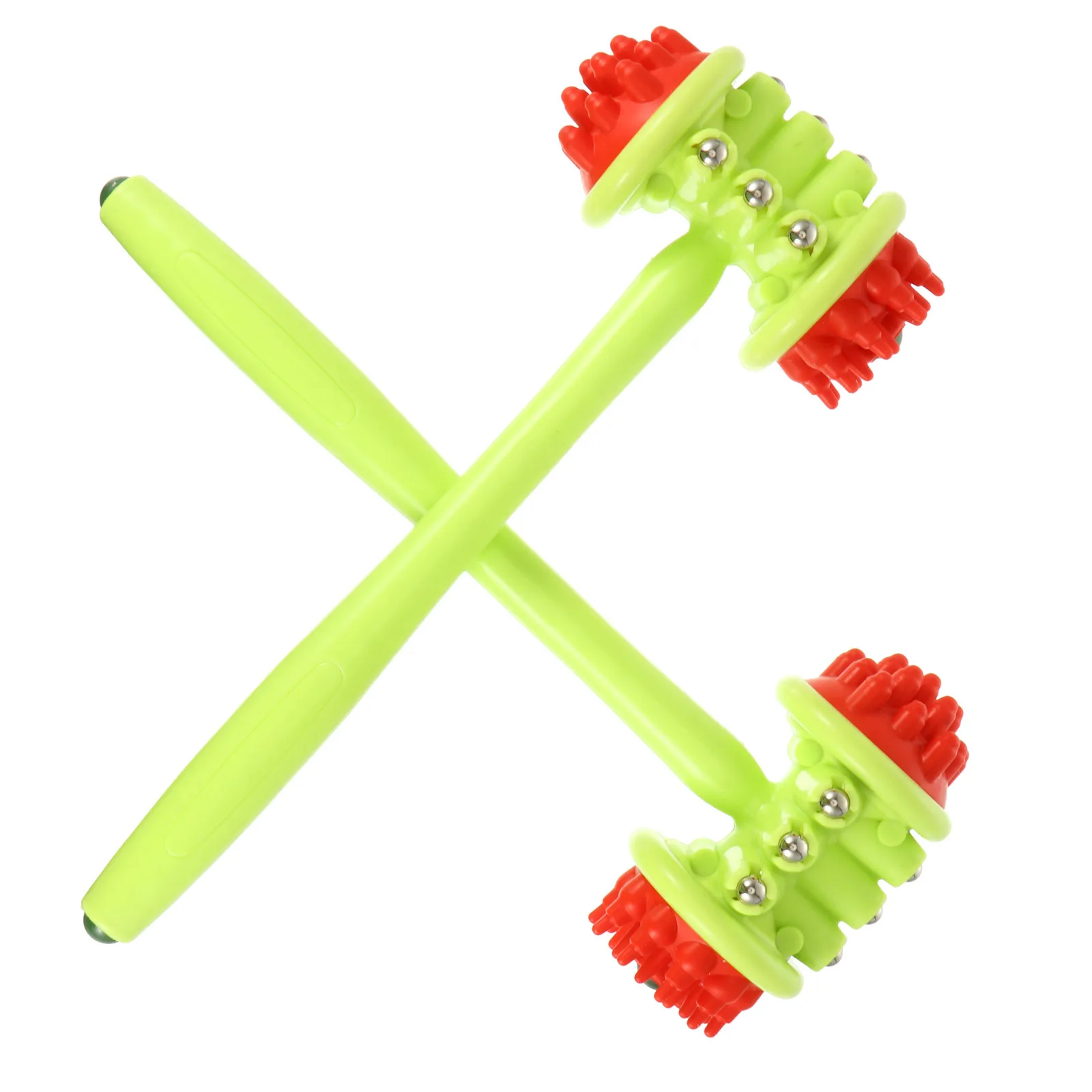 2Pcs Körper Massage Klopfen Hammer Langlebige Werkzeuge Lange Griff Therapie Schmerzen Relief Meridian Massage Stick für Beine Zurück