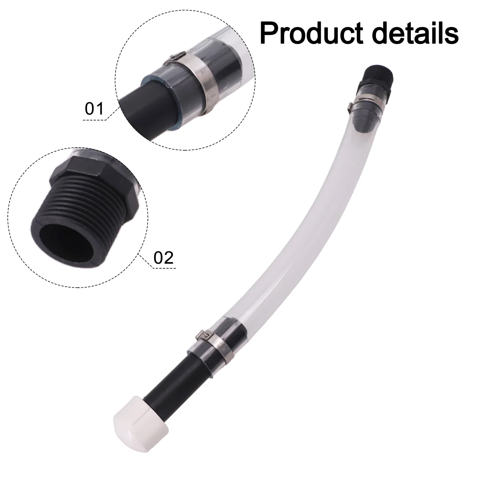 Racing Fuel Jug Hose Kit Thickened PVC With Cap And Bender For For VP Racing Jugs Gas Can Replacement Motocross Garden Equipment