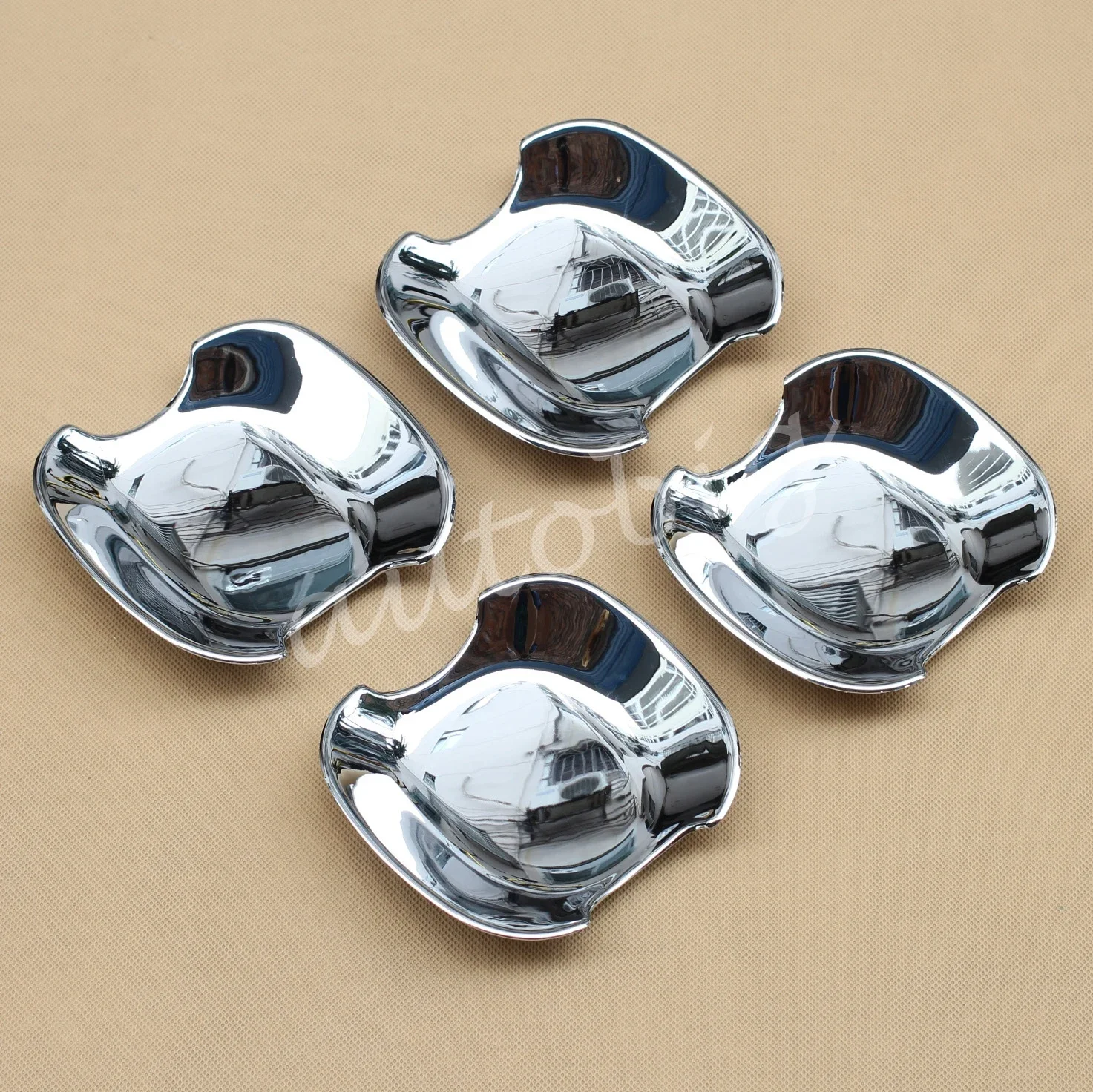 Chrome Door Handle Protector Cup Surrounds Accessories For Toyota Alphard Vellfire 2016-2021