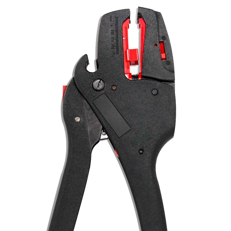 1 Piece FS-D3 Self-Adjusting Insulation Wire Stripper Wire Cutter Cutting Multitool Tool Black