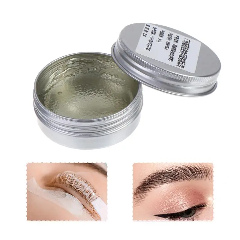 1Pcs Fixing Adhesive Non-irritating Fragrant Eyebrow Solid Glue 30g Solid Eyelash Lift Glue Lifting Lashes Balm Ironing Tool