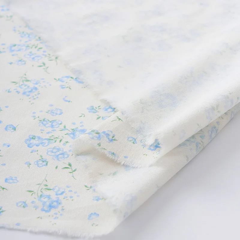 Pastoral Cotton Floral Fabric Baby Clothes Skirt Clothes Handmade DIY Pure Cotton