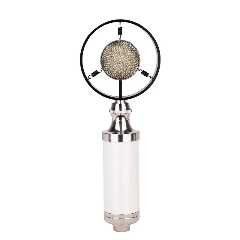 Professional Capacitive Microphone for Mobile Phone and Computer Recording Retro Dual Channel High-definition Audio Microphone B