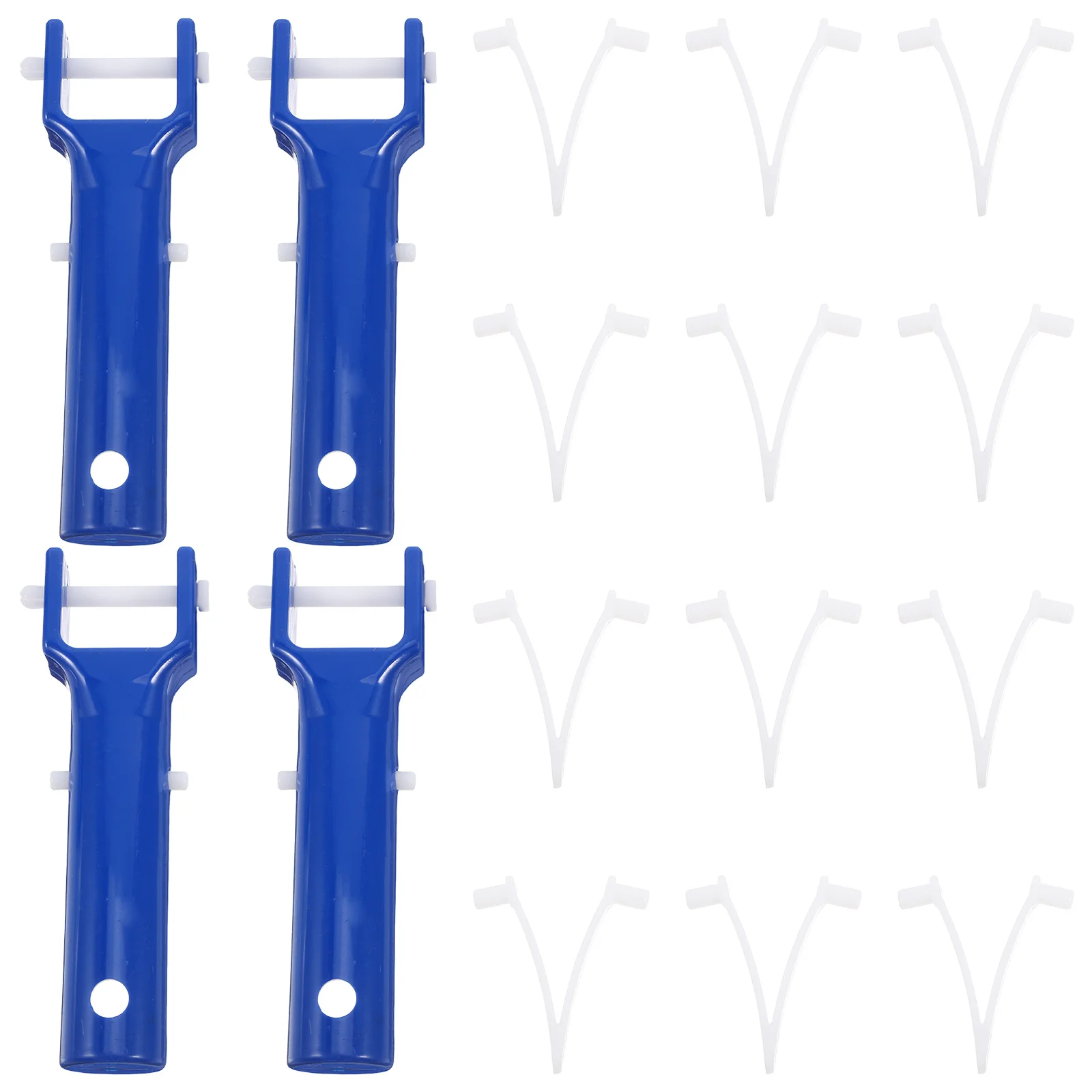 

4pcs Swimming Pool Vacuum Head Handle V Shape Clip Replacement For Pool Cleaning Tools Brush Net Maintenance Equipment