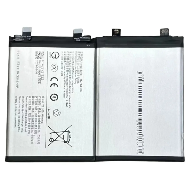 

Новый аккумулятор BA18 5000 мАч 3,91 В для мобильных телефонов S18 Pro V2344A