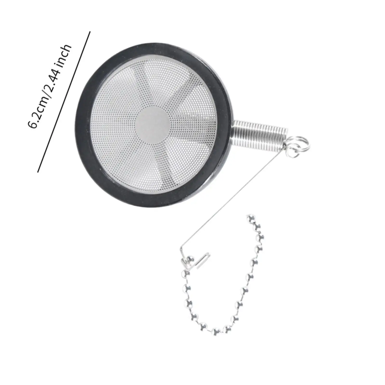 Сифонный фильтр для кофе из нержавеющей стали, простой в использовании с цепочкой, кофейные аксессуары для кофеварки, многоразовый для кофейни, дома