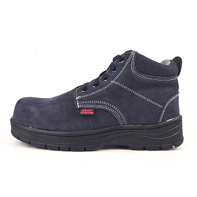 Cowhide Safety Shoes Smash and Pierce Resistant High Temperature Welding Shoes Light and Comfortable