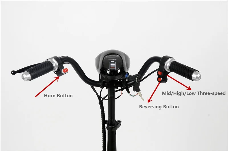 36V 500W Dual Motor klappbarer 4-Rad-Elektroroller für ältere Menschen, großer Sitz, 10-Zoll-Mobilitätsroller für Reisen, abnehmbare Armlehne – Detail 14