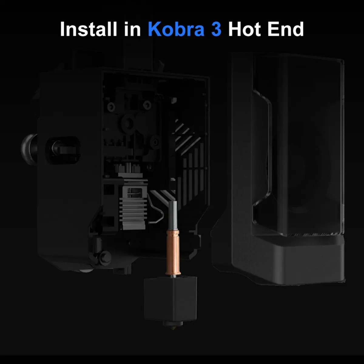 

[A26M] 2pcs Bimetal Heatbreak Upgrade Throat for Anycubic Kobra 3 Throats for Kobra 3 Hotend 3D Printer Accessories