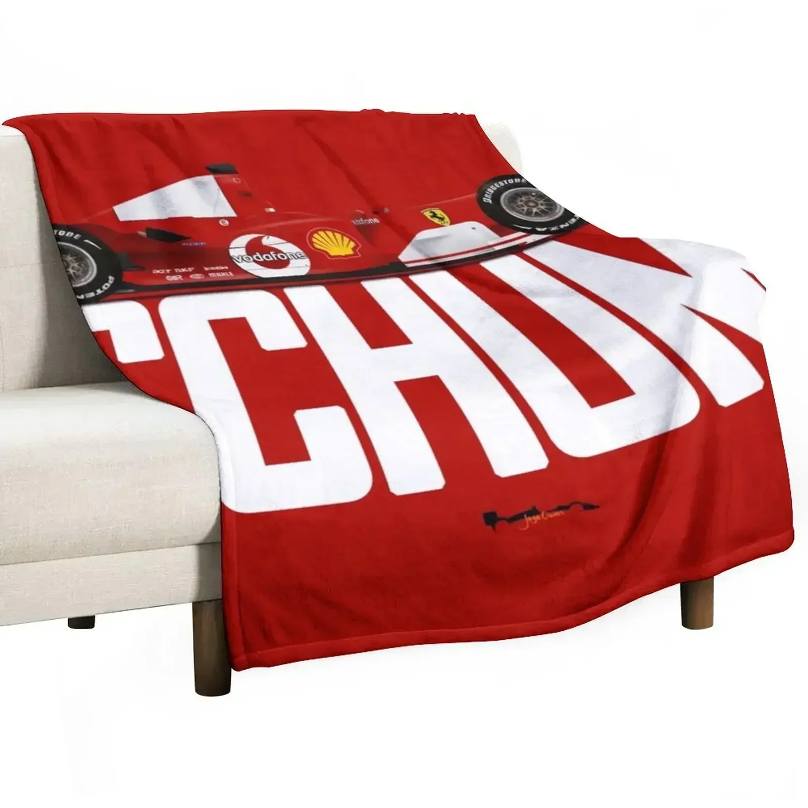 

Michael Schumacher - F2004 WITH BIG TEXT Throw Blanket Sofa Quilt Bed covers Blankets